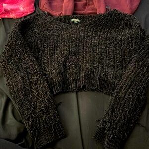 Black cozy sweater. Brand new never worn. Size M